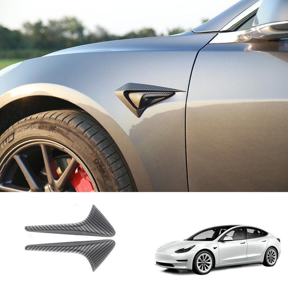 Turn Signal Covers & Blades for Tesla Model 3(2021-2023) - Evooor