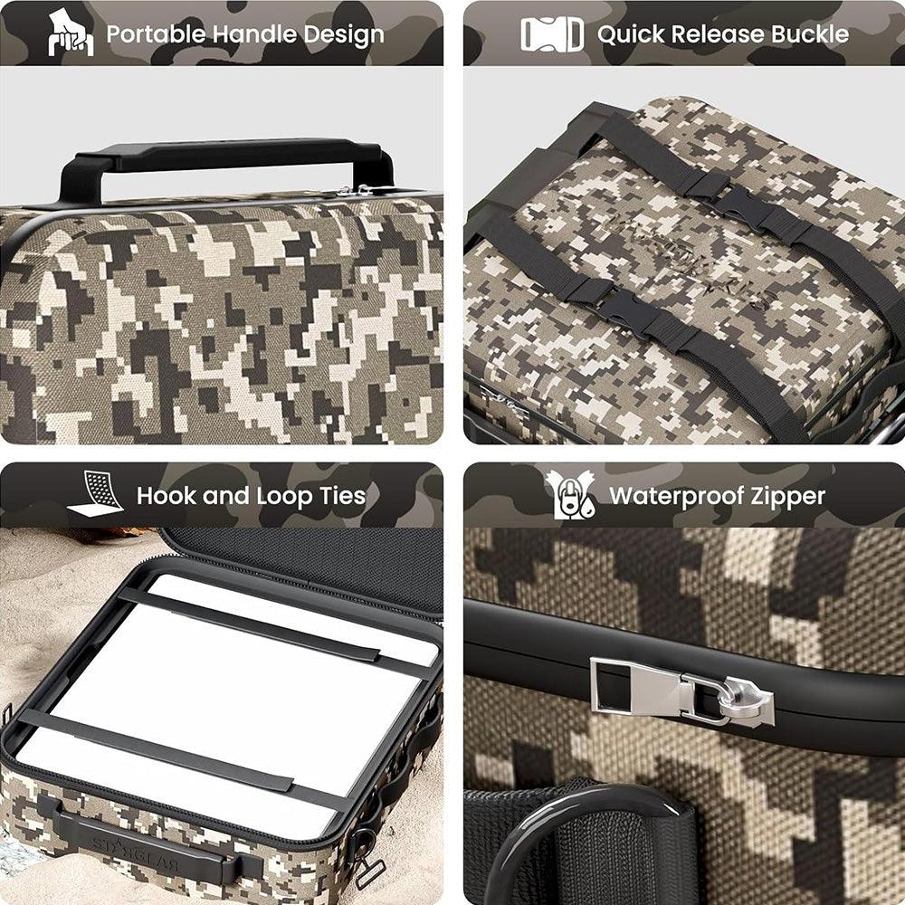 Waterproof Travel Case with Dual Power Source Storage for Starlink Mini & Accessories - Evooor