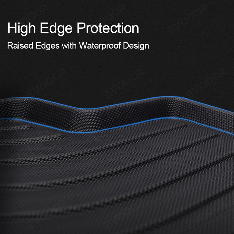 2024 Model 3 Highland All-Weather Floor Mats Full Set Trunk Mat Cargo Mat Frunk Cargo Liner for Tesla - Evooor