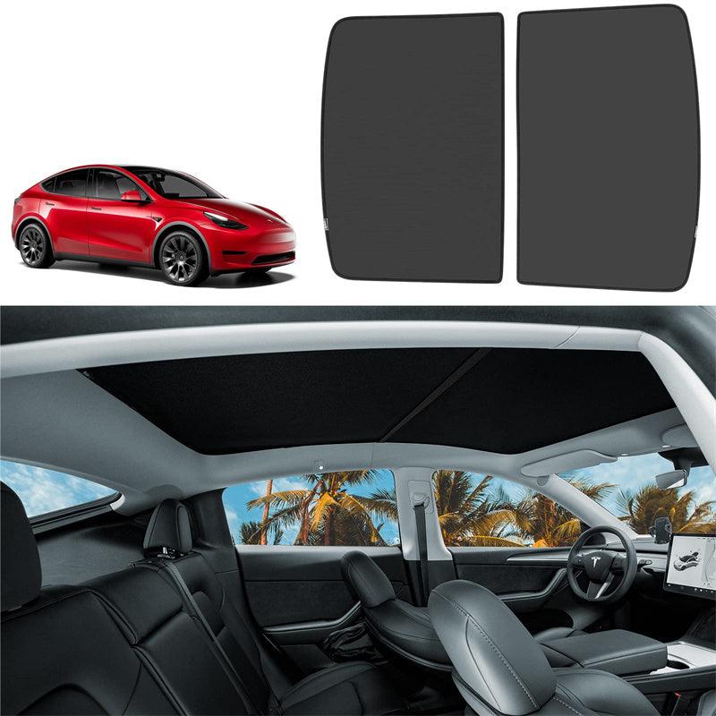 Model Y Sunroof Visor Sunshade UV Reflector Reflective Covers For Tesla(2020-2023) - Evooor