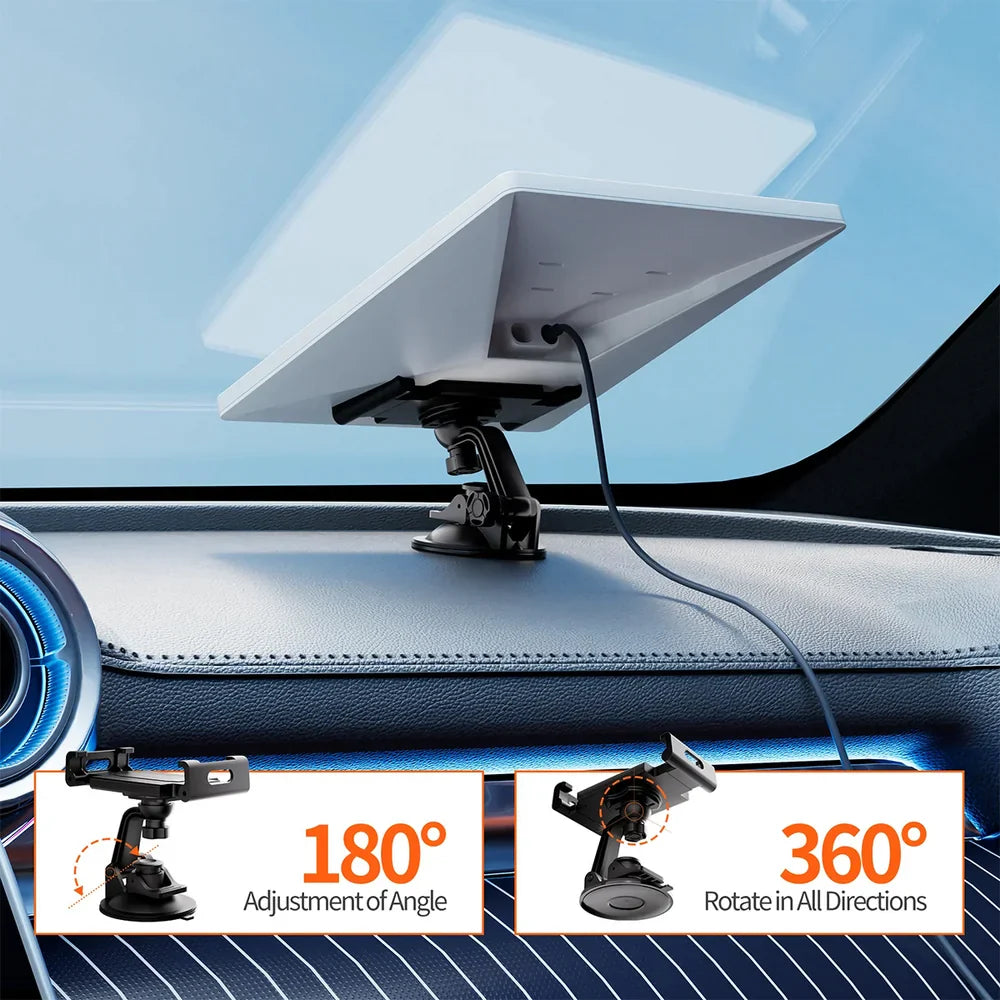 Adjustable Suction Cup Mount with 360-Degree Rotation for Starlink Mini Internet Receiver - Evooor