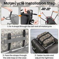 Waterproof Travel Case with Dual Power Source Storage for Starlink Mini & Accessories - Evooor