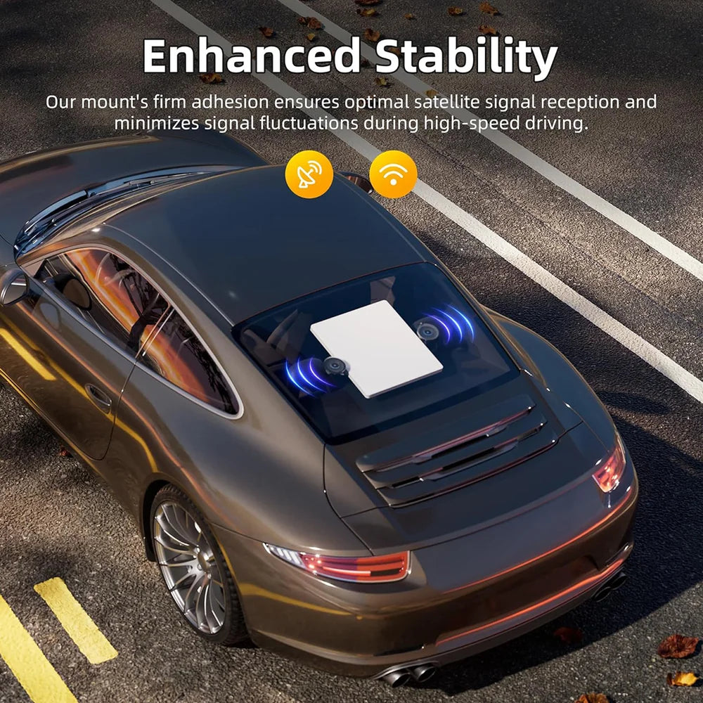 Universal Car GPS Satellite Antenna Holder for Windshields & Moon Roofs - Evooor