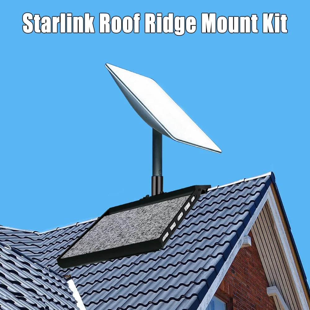 Universal Roof Mount Bracket for Starlink 2nd Generation Satellite Dish Installation - Evooor
