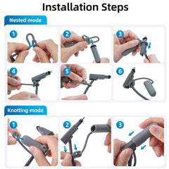 Waterproof Silicone Cable End Caps for Starlink Gen 3/Gen 2 (2 Pcs) - Evooor