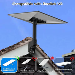 Universal Adjustable Mount for Starlink Gen 3 - Easy Wall and Roof Installation - Evooor
