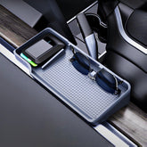 Tesla Model 3/Y Dashboard Storage Tray - Silicone Holder Organizer for Car Accessories - Evooor