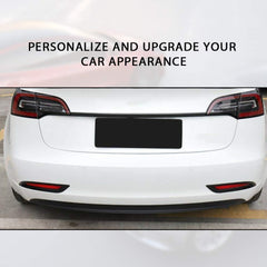 Model 3/Y Carbon Fiber Rear Taillight Covers - Protective Film Set (Pair) - 2017-2023 - Enhance Car's Appearance - Evooor