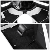 All-Weather Double Layer Car Floor Mat Set for Tesla Model X - Custom Fit (2016-2020) - Evooor