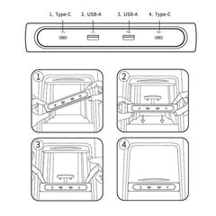 Model 3/Y Center Console USB Hub (Gen. 2) for Tesla(2021-2023) - Evooor