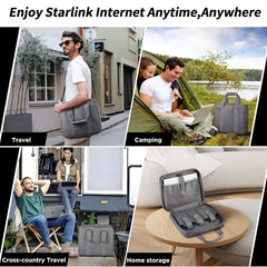 Portable Carrying Bag for Starlink Mini Satellite Internet Dish & Accessories - Evooor