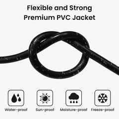 16AWG Replacement DC Power Cable for Starlink Mini - Evooor