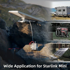 Universal 12V/24V Power Adapter with DC Connector for Starlink Mini - Reliable Power Solution - Evooor