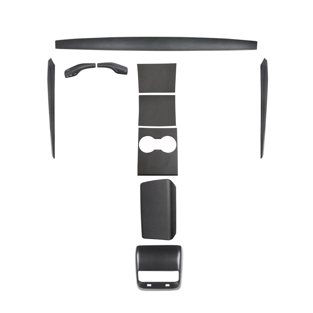 Premium Carbon Fiber Interior Trim Kit for Tesla Model 3 and Model Y - Upgrade Your Interior with High-Quality Wraps - Evooor