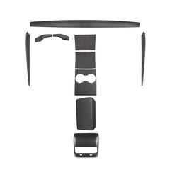Premium Carbon Fiber Interior Trim Kit for Tesla Model 3 and Model Y - Upgrade Your Interior with High-Quality Wraps - Evooor