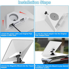 Adjustable Magnetic Car Mount for Starlink Mini - Evooor