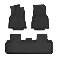 Custom-Fit Floor Mats And Liners 3D Lamination Cutting All-Weather For Tesla Model Y (2020-2024) - Evooor