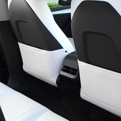Premium Seat Kick Protection Cover Set for Tesla Model 3/Y - Rear Seat Side Guards for Ultimate Interior Protection (2 Pieces) - Evooor