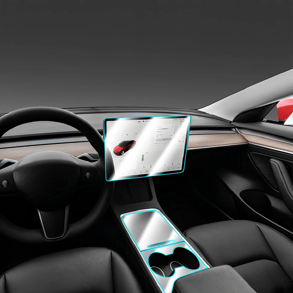 Tesla Model 3/Y Interior TPU Protective Film Kit - Ultimate Scratch Resistance & Easy Installation - Evooor