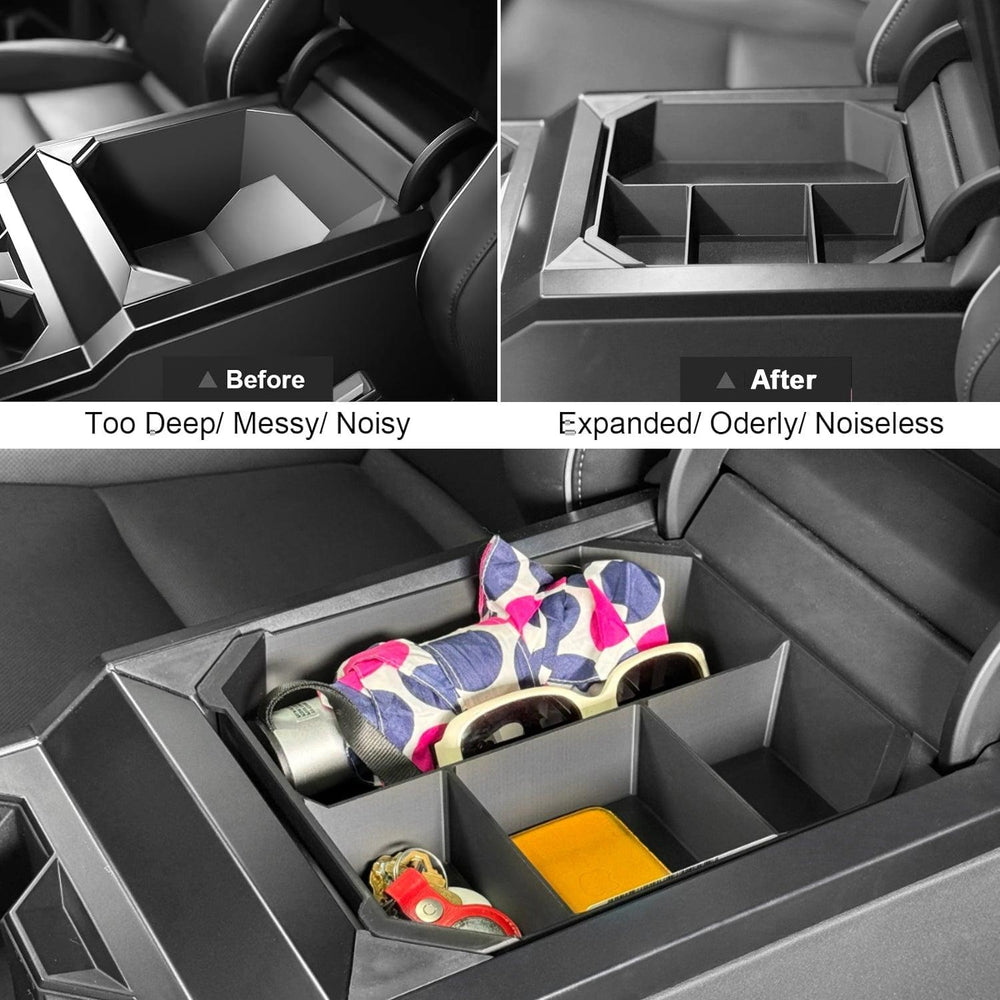 New Center Console Organizer Tray Storage Box for Tesla Cybertruck - Evooor