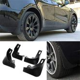 Model Y Mudflaps Splash Guards MudGuards Mud Flaps Fender Car Protect 4 PCS for Tesla (2020-2023) - Evooor