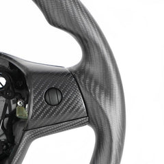 Luxury Full Carbon Fiber Steering Wheel Upgrade for Tesla Model 3 and Model Y - Evooor