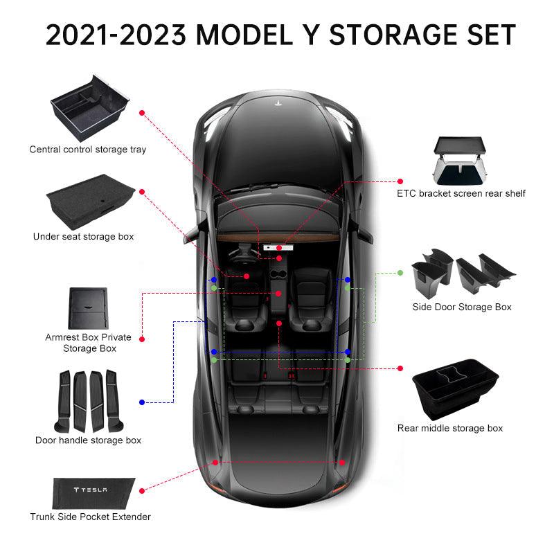 Model Y Organizer Set for Tesla2021-2023 - Evooor