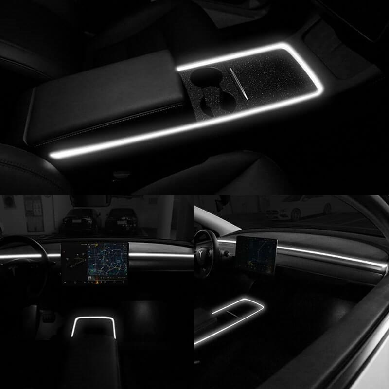 Model 3/Y Multi-color LED Ambient Light For Tesla(2021-2023) - Evooor