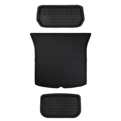 Custom-Fit Floor Mats And Liners 3D Lamination Cutting All-Weather For Tesla Model Y (2020-2024) - Evooor