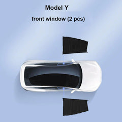 Tesla Side Window Track Slide Privacy Curtain Sunshade For Model 3/Y - Evooor