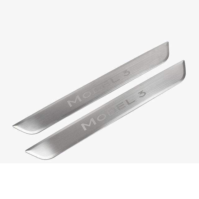 Tesla Model 3 Front / Real Door Sill Cover Protector (4 pcs) (2017-2023) - Evooor