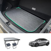 Upgraded Camping Folding Table Travel & Trunk Storage for Tesla Model Y Juniper 2025+ - Evooor