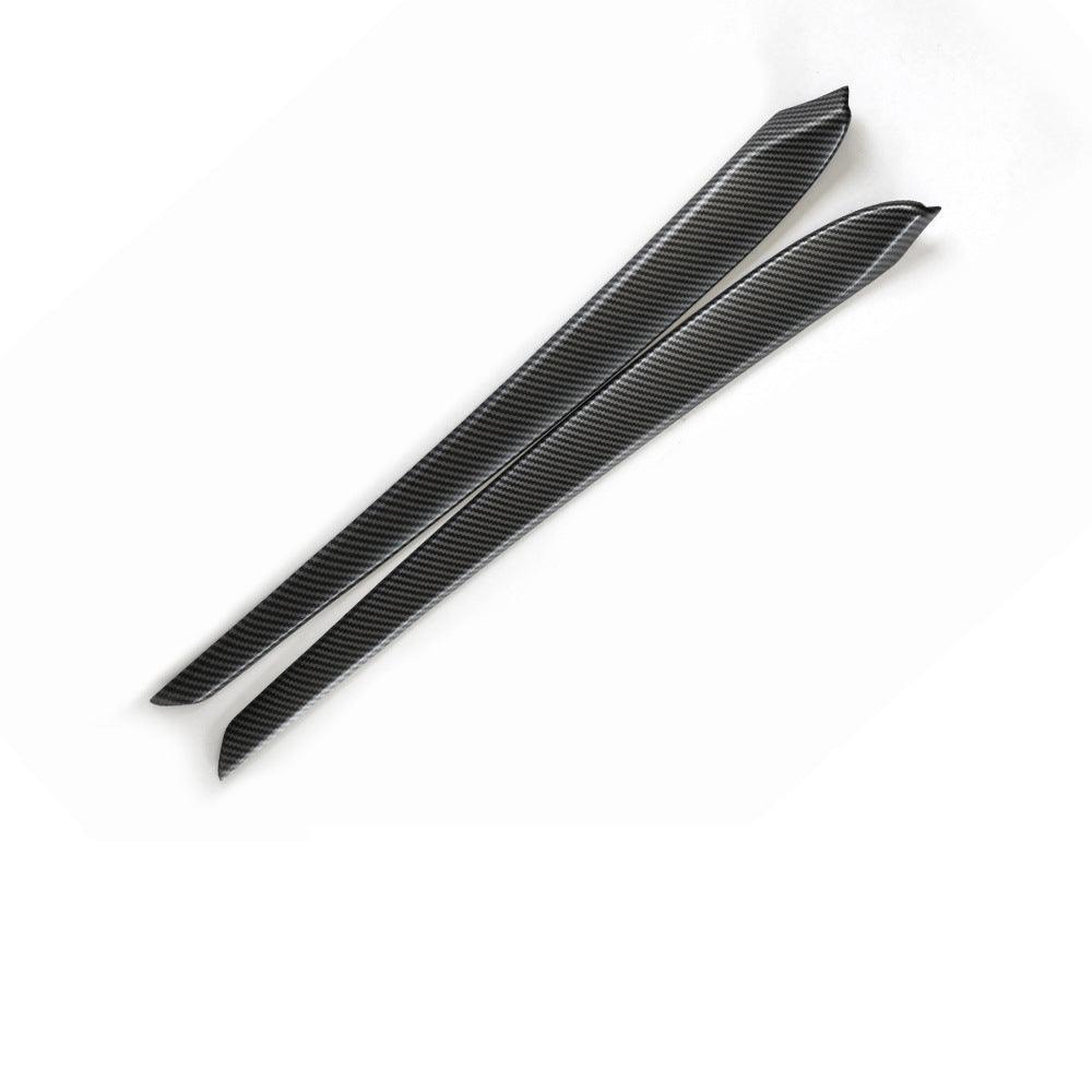 Tesla Model 3 Door Trim Cover Wrap ABS Matte Carbon Fiber Pattern (2 PCS) (2021-2023) - Evooor