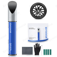 Model 3/Y/S/X Wheel Rims Touch Up Paint Kit for Tesla - DIY Curb Rash Repair with Color-matched Touch Up Paint - Evooor