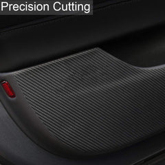 Tesla Model 3 Side Door Vinyl Wrap Guards Set - Protective Door Edge Covers (4 Pieces) for Model 3 (2017-2023) - Evooor