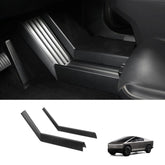 Lower Center Console Side Protective Covers (Carbon Fiber Pattern ABS) for Cybertruck - Evooor