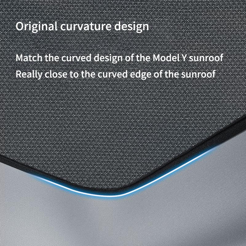 Model Y Sunroof Visor Sunshade UV Reflector Reflective Covers For Tesla(2020-2023) - Evooor