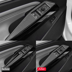 Carbon Fiber Window Lift Trim Sticker For VW ID.4 2021+ - Evooor