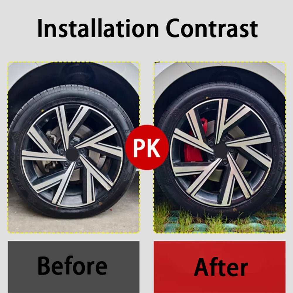 Aluminum Brake Caliper Covers For VW ID.4 2021-2024 4 PCS - Evooor