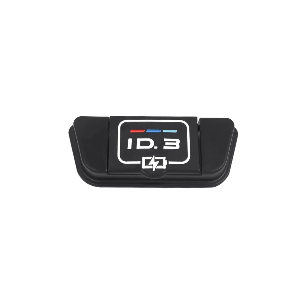 ABS Rear Seat Charging Port USB Hole Anti-Clogging Protective Cover For VW ID.3 - Evooor