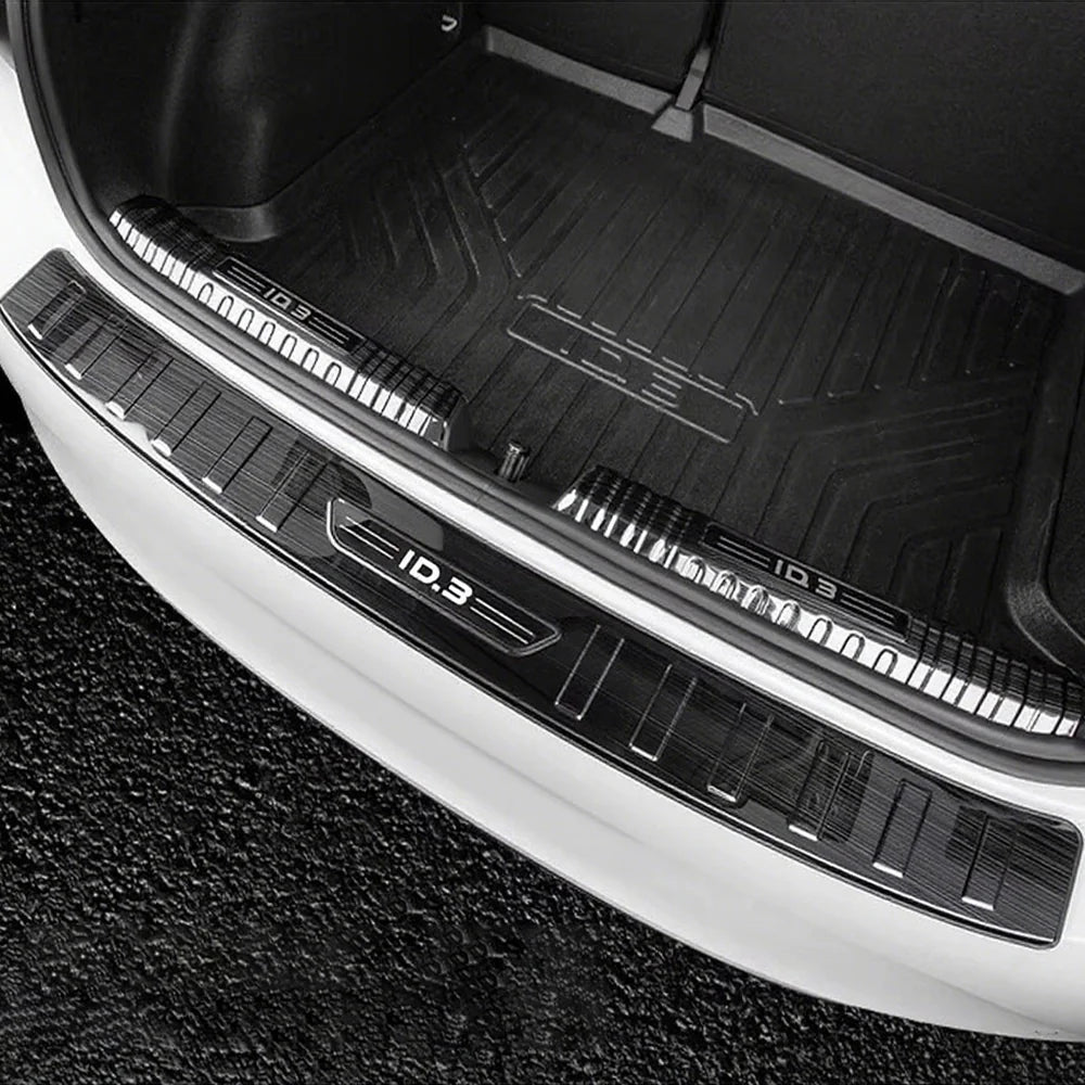 Stainless Steel Rear Trunk Sill Guard For VW ID.3 2021-2025 - Evooor