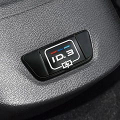Alloy Rear Seat Charging Port USB Hole Anti-Clogging Protective Cover For VW ID.3 2021-2022 - Evooor
