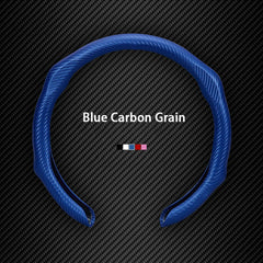 Leather Carbon Fiber Texture Anti-slip Steering Wheel Cover For VW ID.4 2025 - Evooor