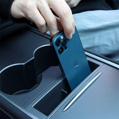 Tesla Model 3/Y Center Console Organizer with Phone Holder and Storage Compartment - 2021-2023 Model Years - Evooor