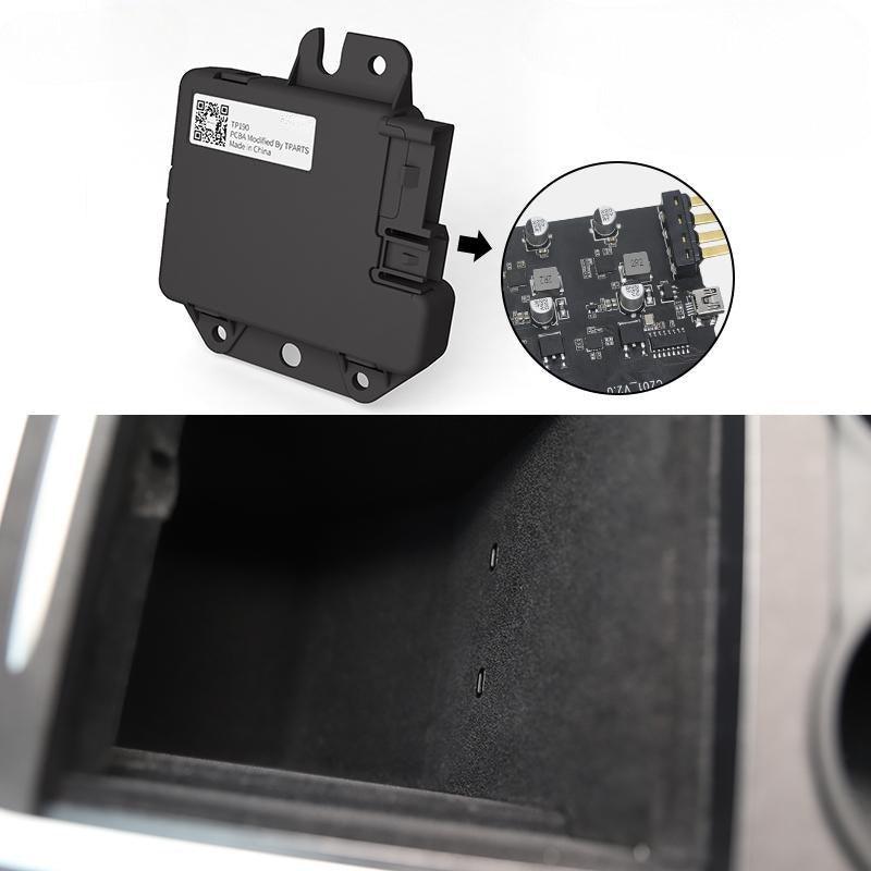 Model 3/Y Center Control USB Data Module Reduction of Intel/AMD Accessories with Center Control Data Function for Tesla(2021-2023) - Evooor
