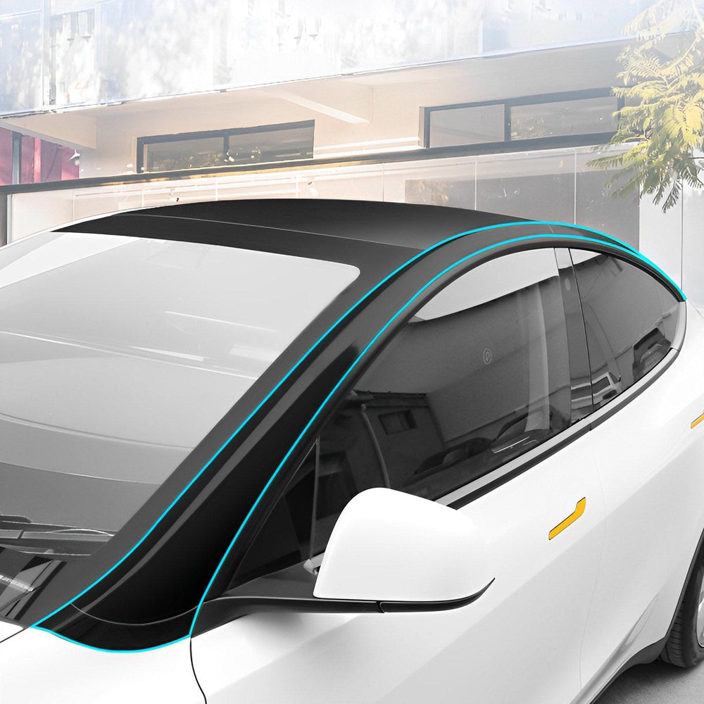 Tesla Pillar Delete for Model 3/Y- Glossy Black - Evooor