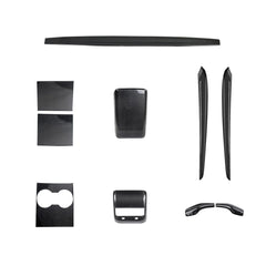 Premium Carbon Fiber Interior Trim Kit for Tesla Model 3 and Model Y - Upgrade Your Interior with High-Quality Wraps - Evooor