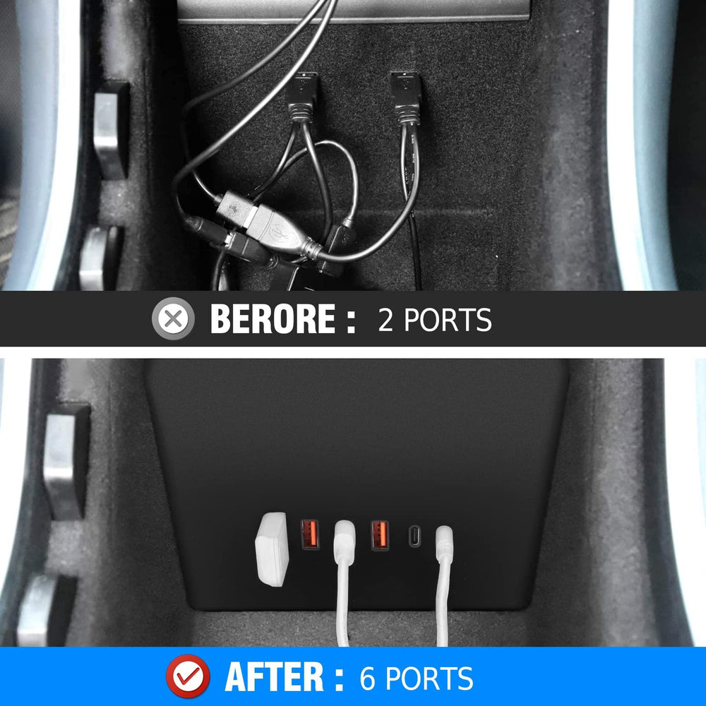 Model 3/YCentral Control USB Data Recovery Module Hub for Tesla 2021-2023 - Evooor