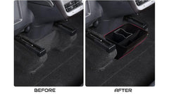 Tesla Model Y Backseat Storage Tray & Trash Can (2020-2023) - Evooor