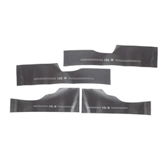 Leather Carbon Fiber Texture Door Sill For VW ID.4 2021-2025 - Evooor